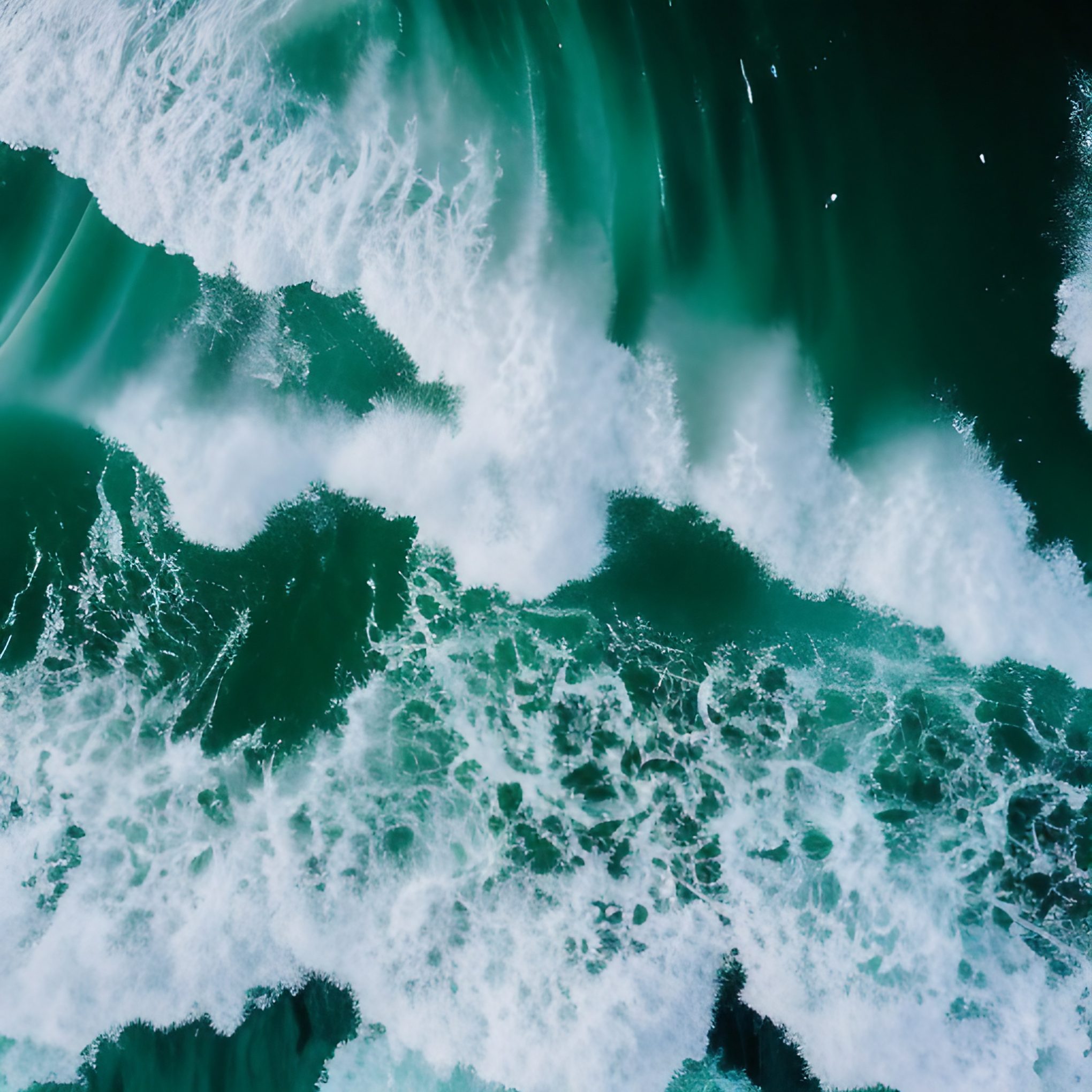 Free Stock Image of Ocean Waves breaking