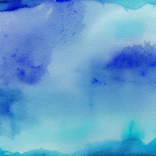 Blue Watercolour Paint Background Free photo