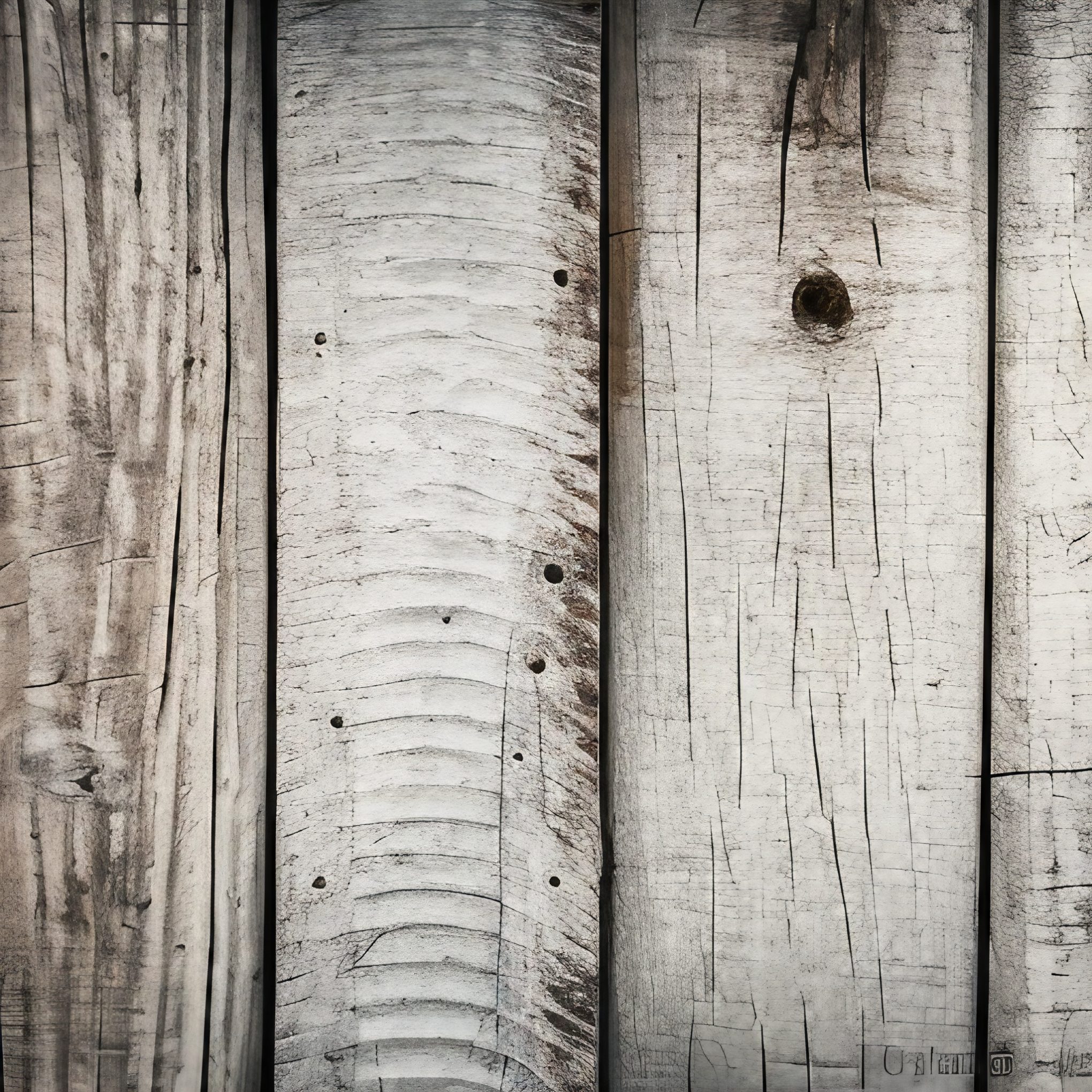 Weathered White Painted Wooden Planks Free image Download