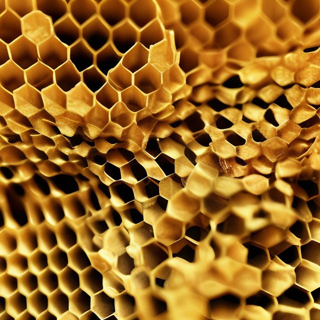 Honeycomb Close up Background Texture Free Stock Image
