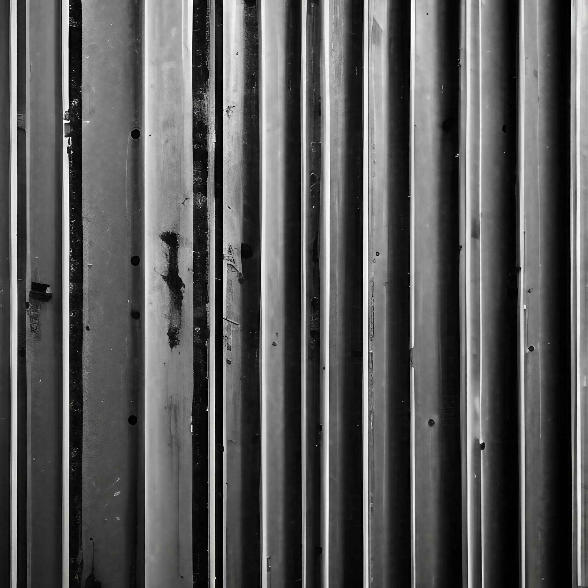 Metal Corrugated Galvanised Wall Background Free Stock Image Texture