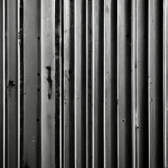 Metal Corrugated Galvanised Wall Background Free Stock Image Texture