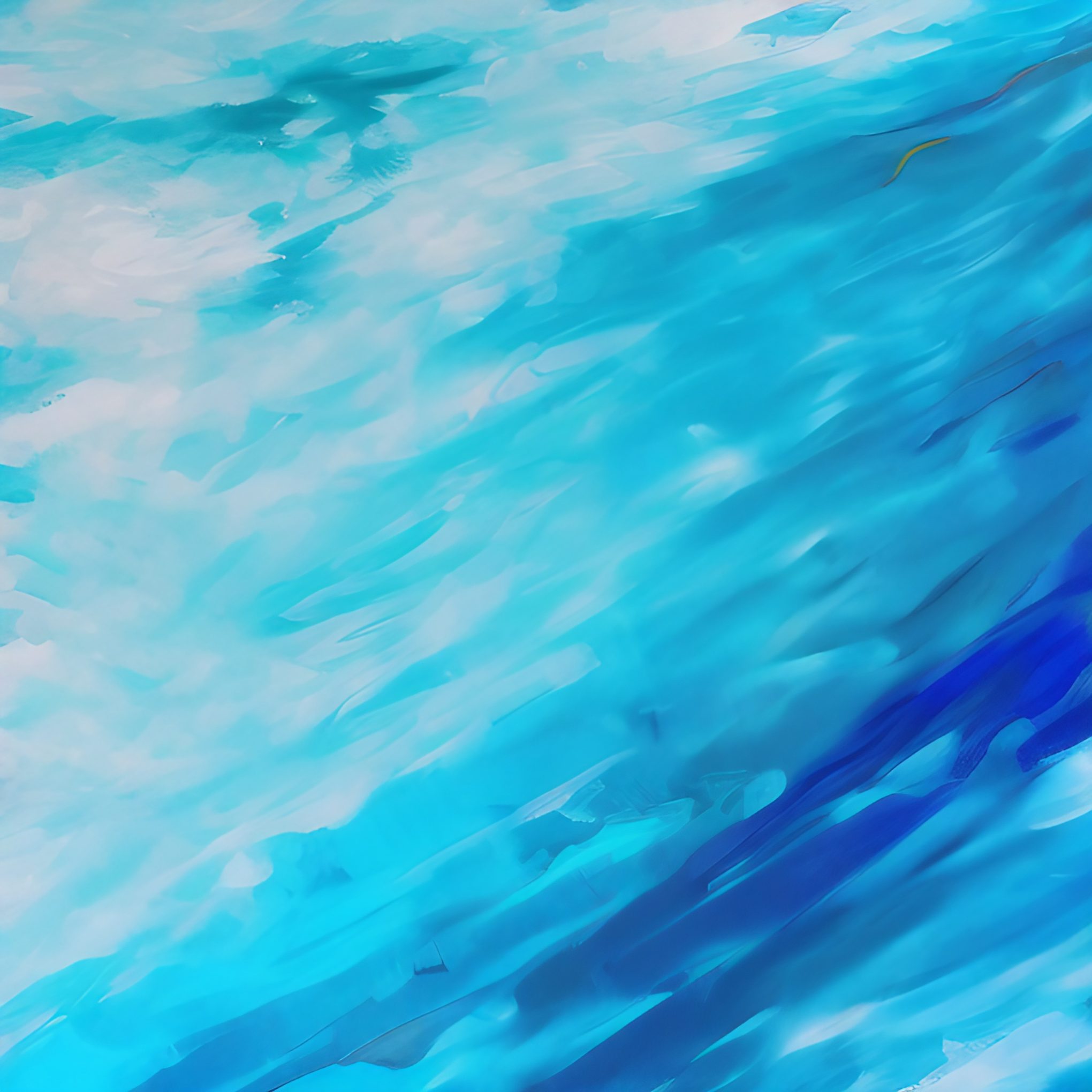 Blue Tones Acrylic Abstract Painted Texture Background Free Image Download