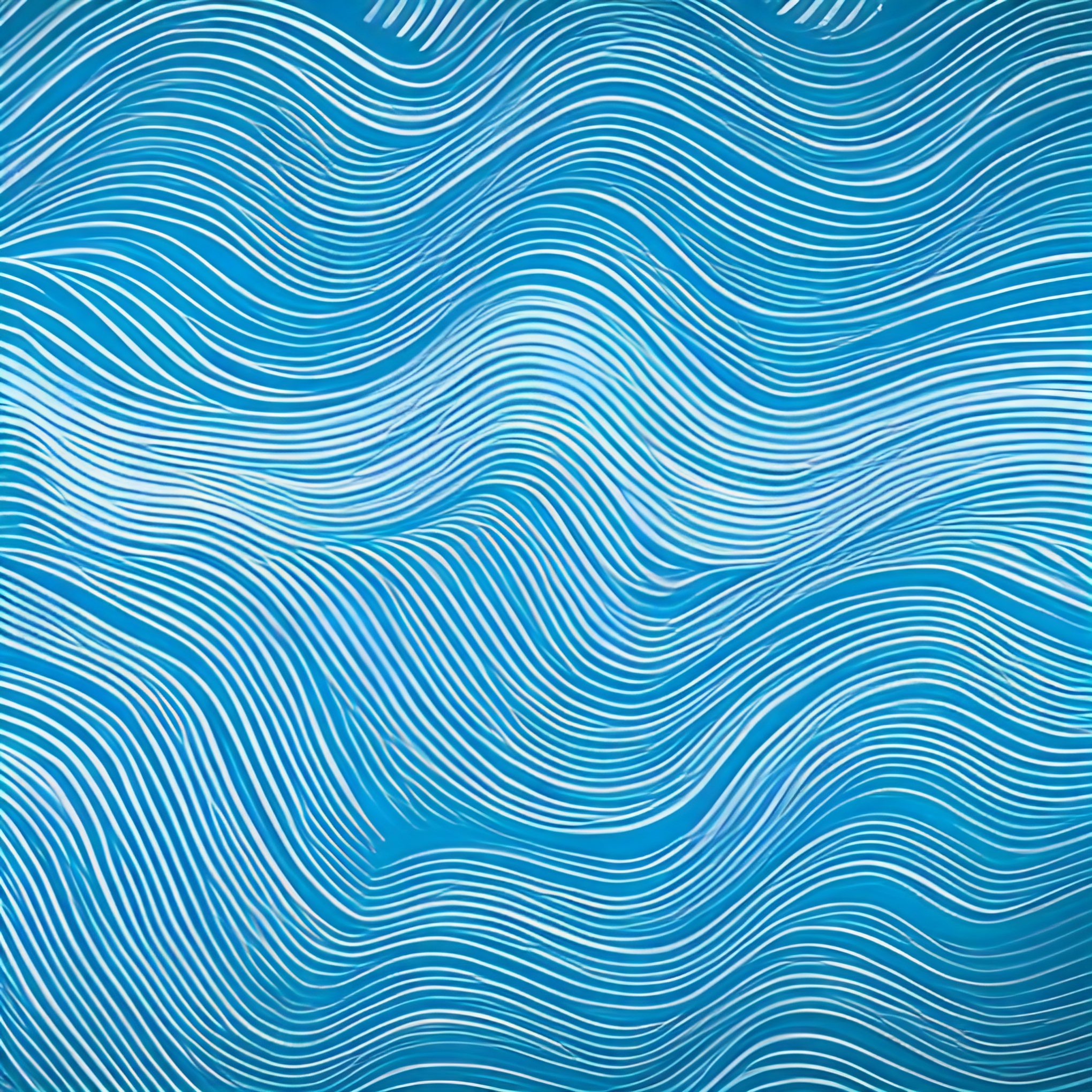 Abstract Blue Waves Background Pattern Free Stock Image