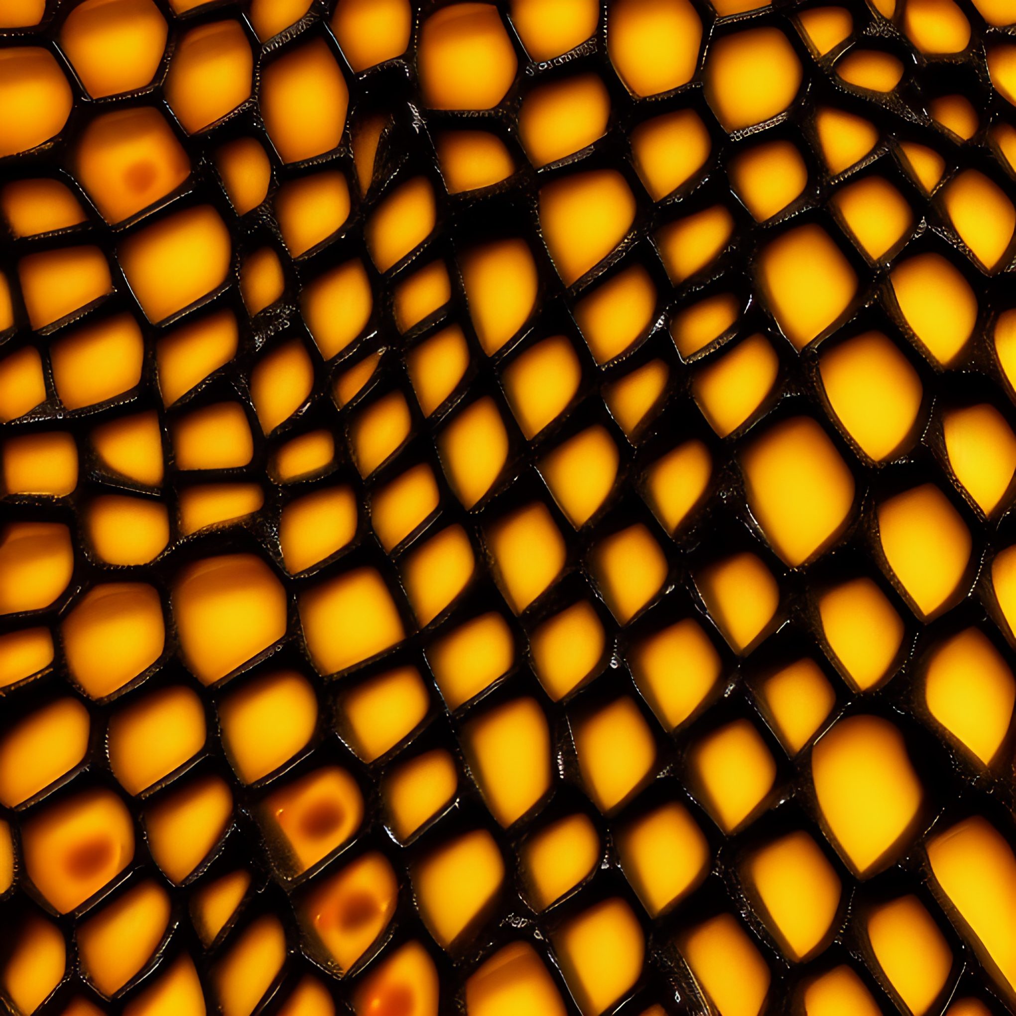 Abstract Black and Yellow Insect Texture