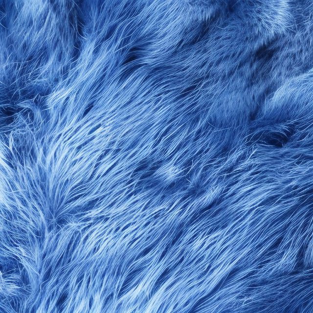 Bright Blue Furry texture