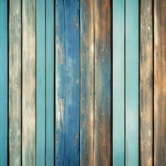 Rustic Shabby Chic Wooden Blue Painted Background