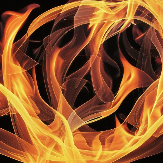 Swirling Flames Free Stock Photo