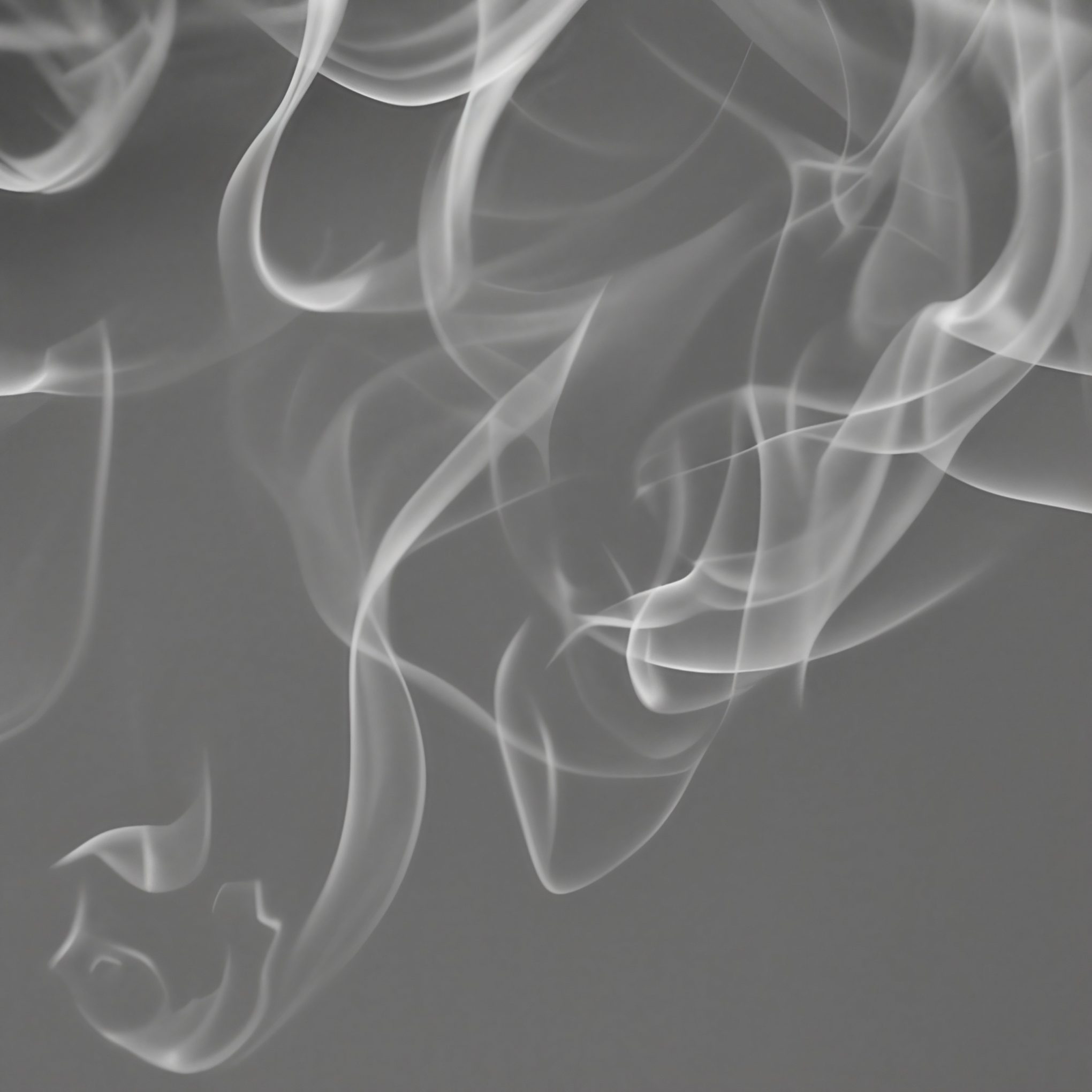 White Smoke on Dark Grey Background Stock Image