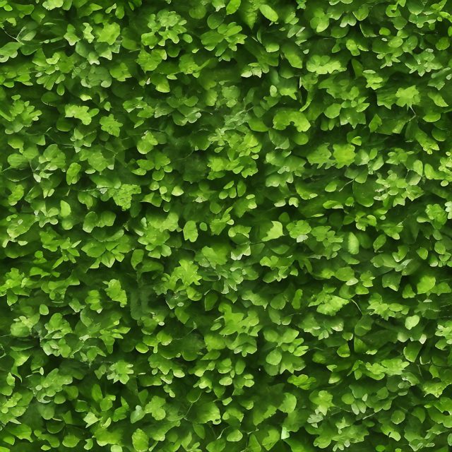 Leafy Hedge Background Free Stock Image