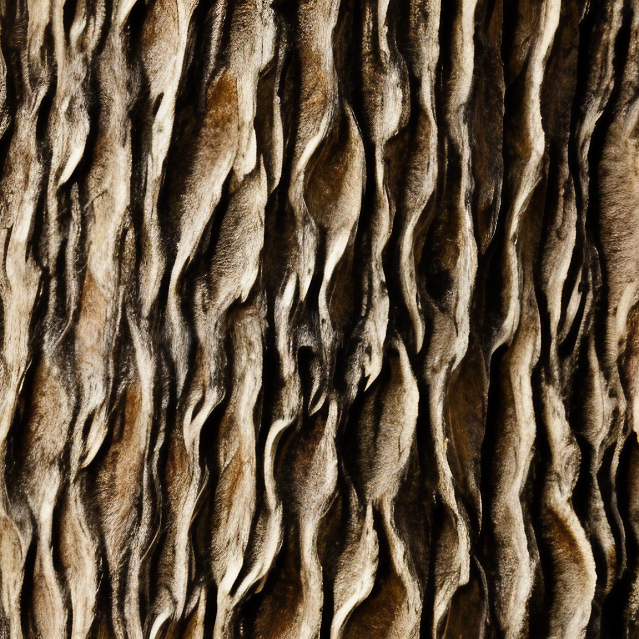 Oak Tree Bark Close Up Background Texture Free Stock Image