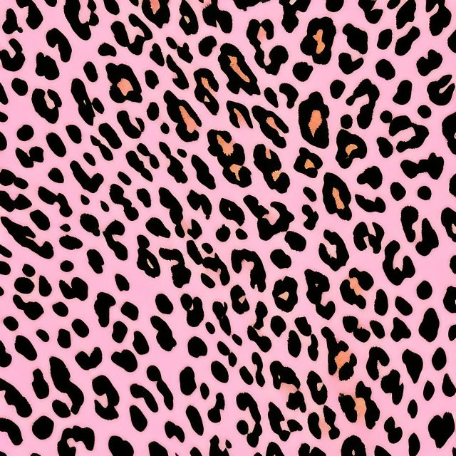 Pink Cheetah Print Animal Pattern Free Stock Background Graphic