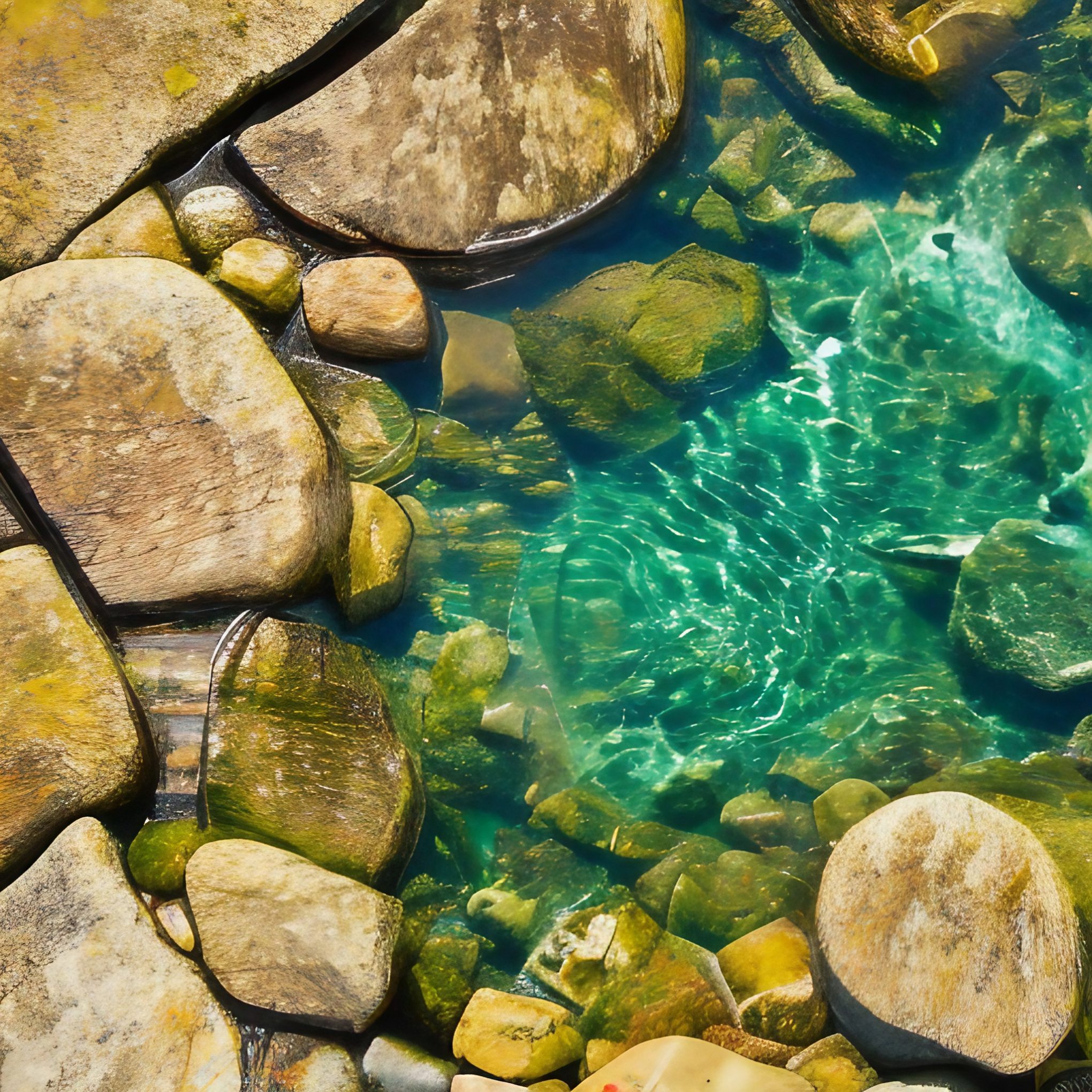 Shallow rock pool